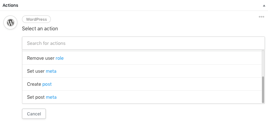 Set usermeta and postmeta with Uncanny Automator