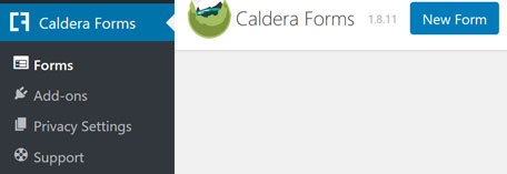 Create a registration form with Caldrea Forms