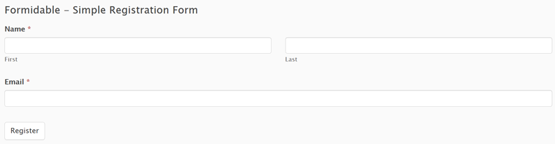 Formidable Forms registration form using Uncanny Automator