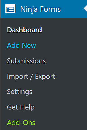 Add new Ninja form