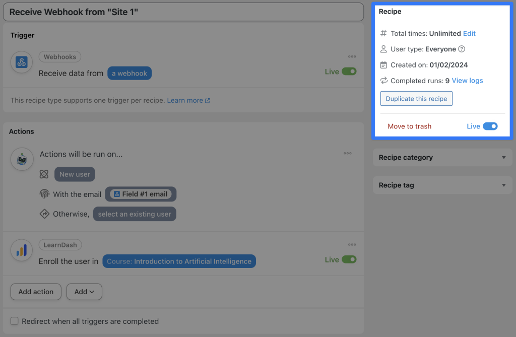 connect-multiple-wordpress-websites-together-site-2-recipe-live