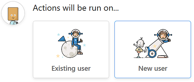 New user selection action for Uncanny Automator recipe