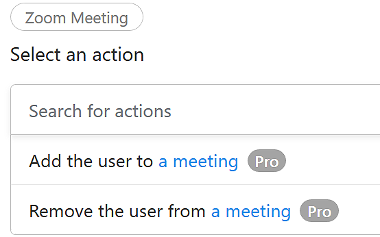 Automator Zoom actions
