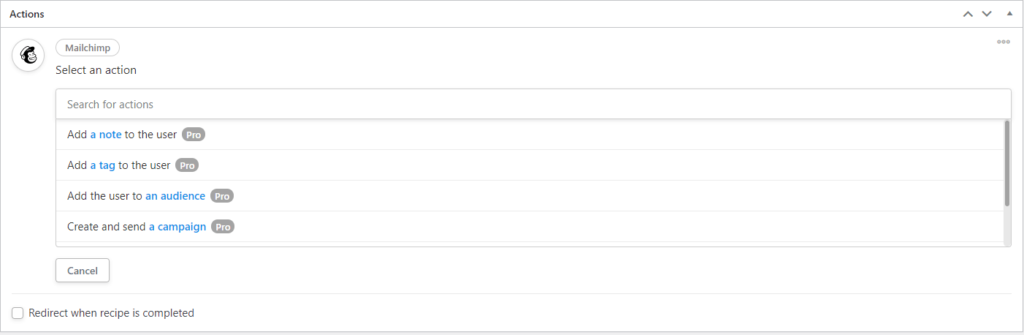 Adding a tag to a user