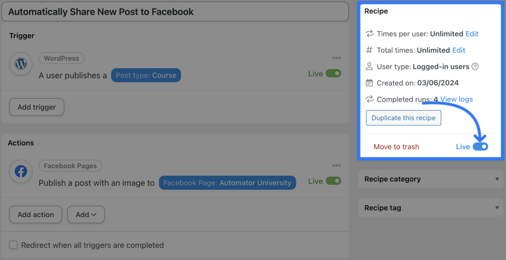 automatically-share-new-wordpress-post-to-facebook-live