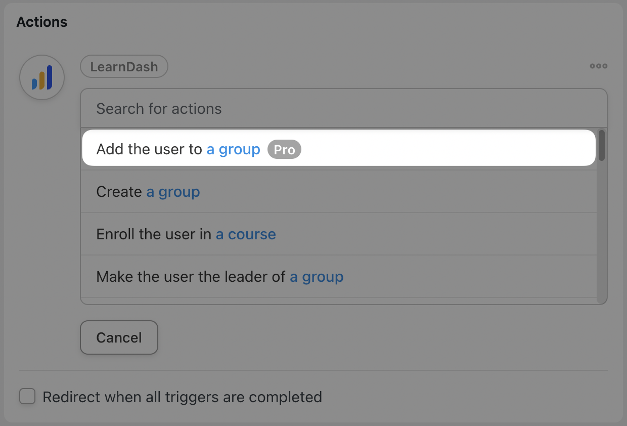 Automator LearnDash Action