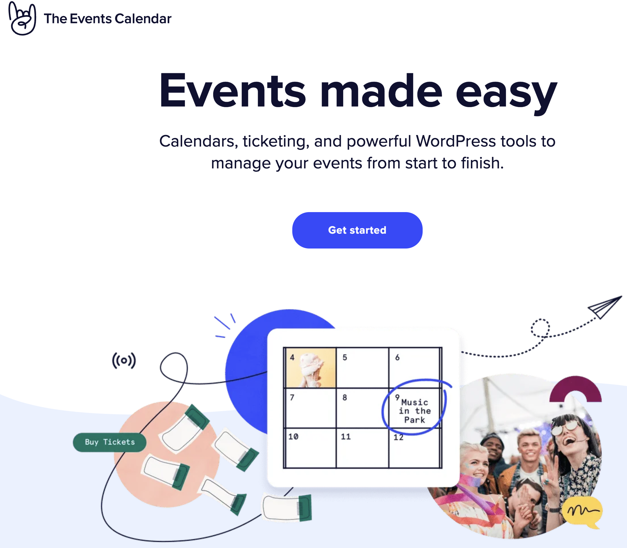 The Events Calendar Homepage