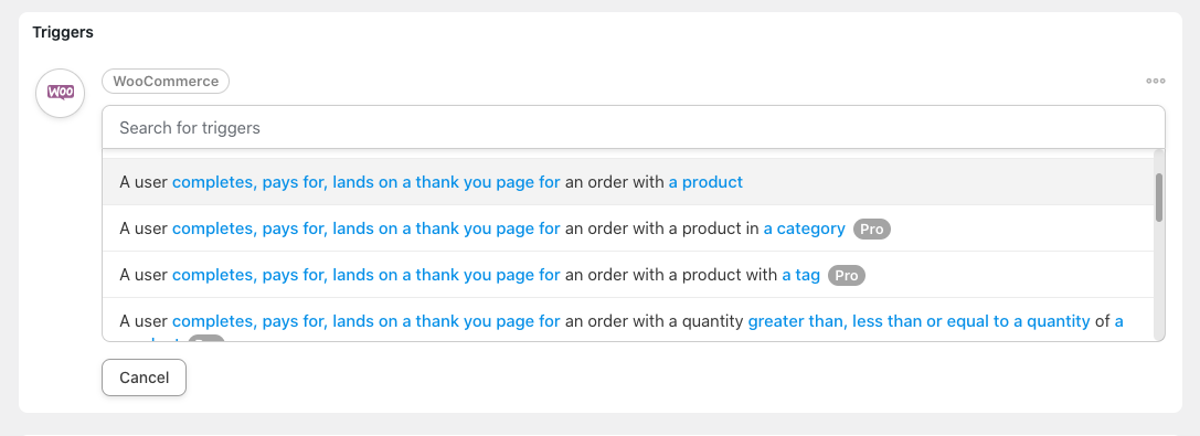 WooCommerce Triggers Dropdown Menu w_ Hover on A user...with a product