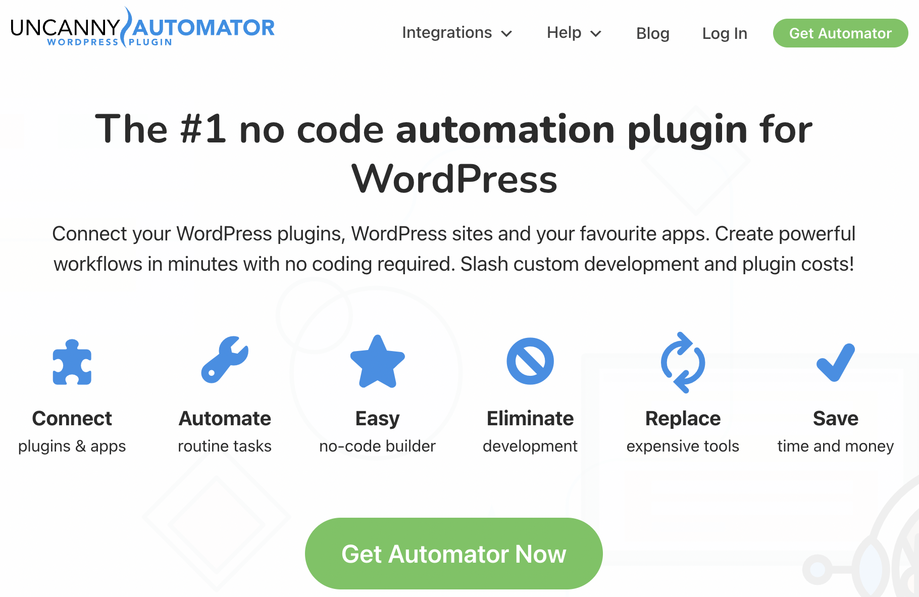 Uncanny Automator Homepage