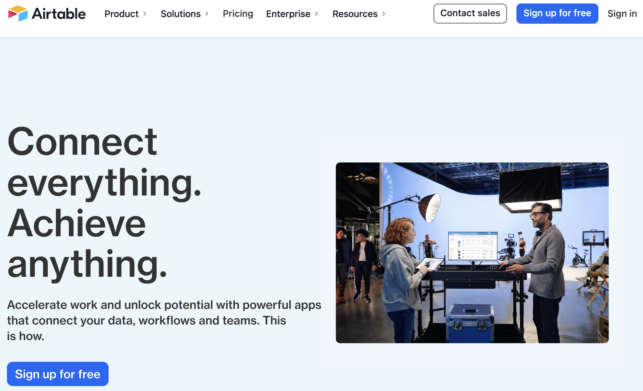 Airtable Homepage