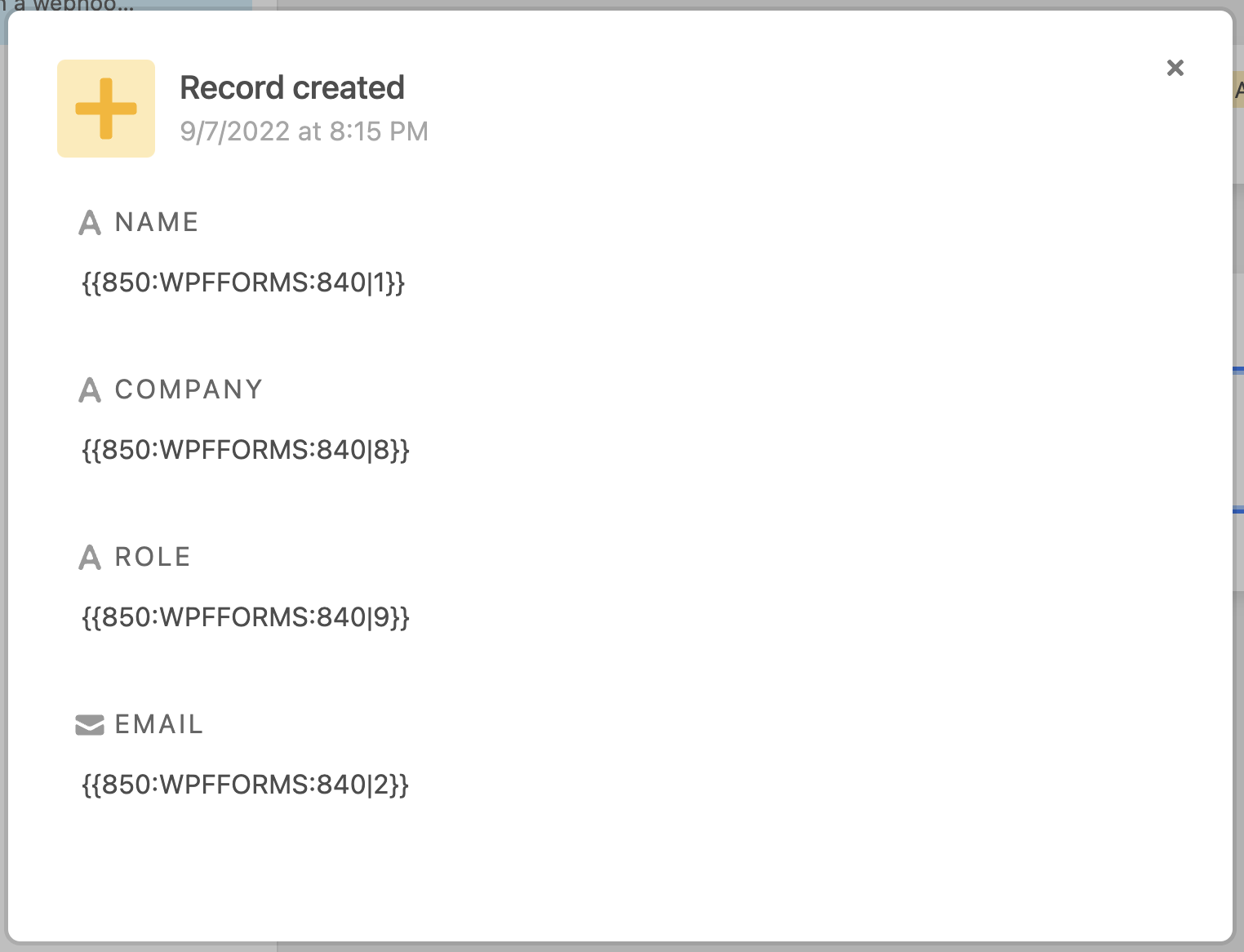 Airtable Automation Run Test Results