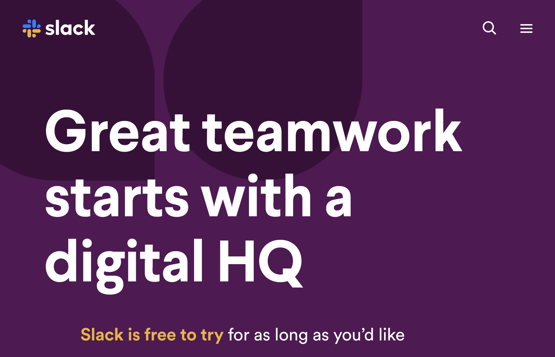 Slack Homepage