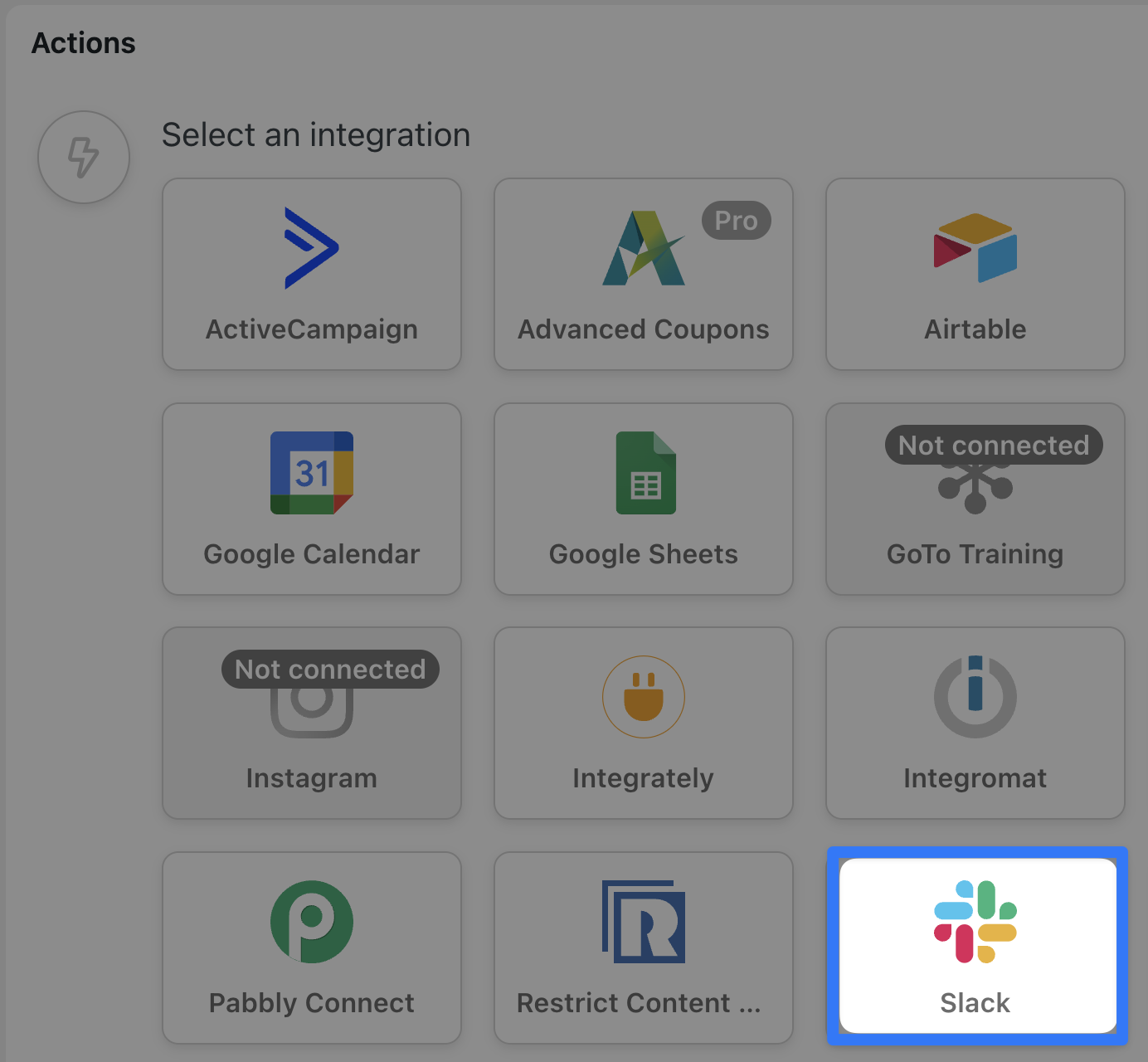 Uncanny Automator Trigger Integrations Slack