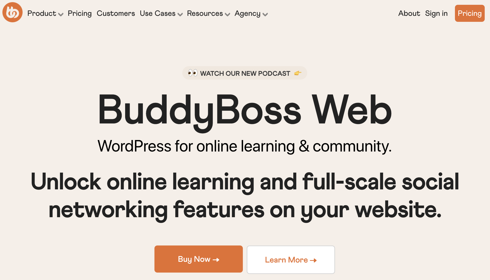 BuddyBoss Homepage