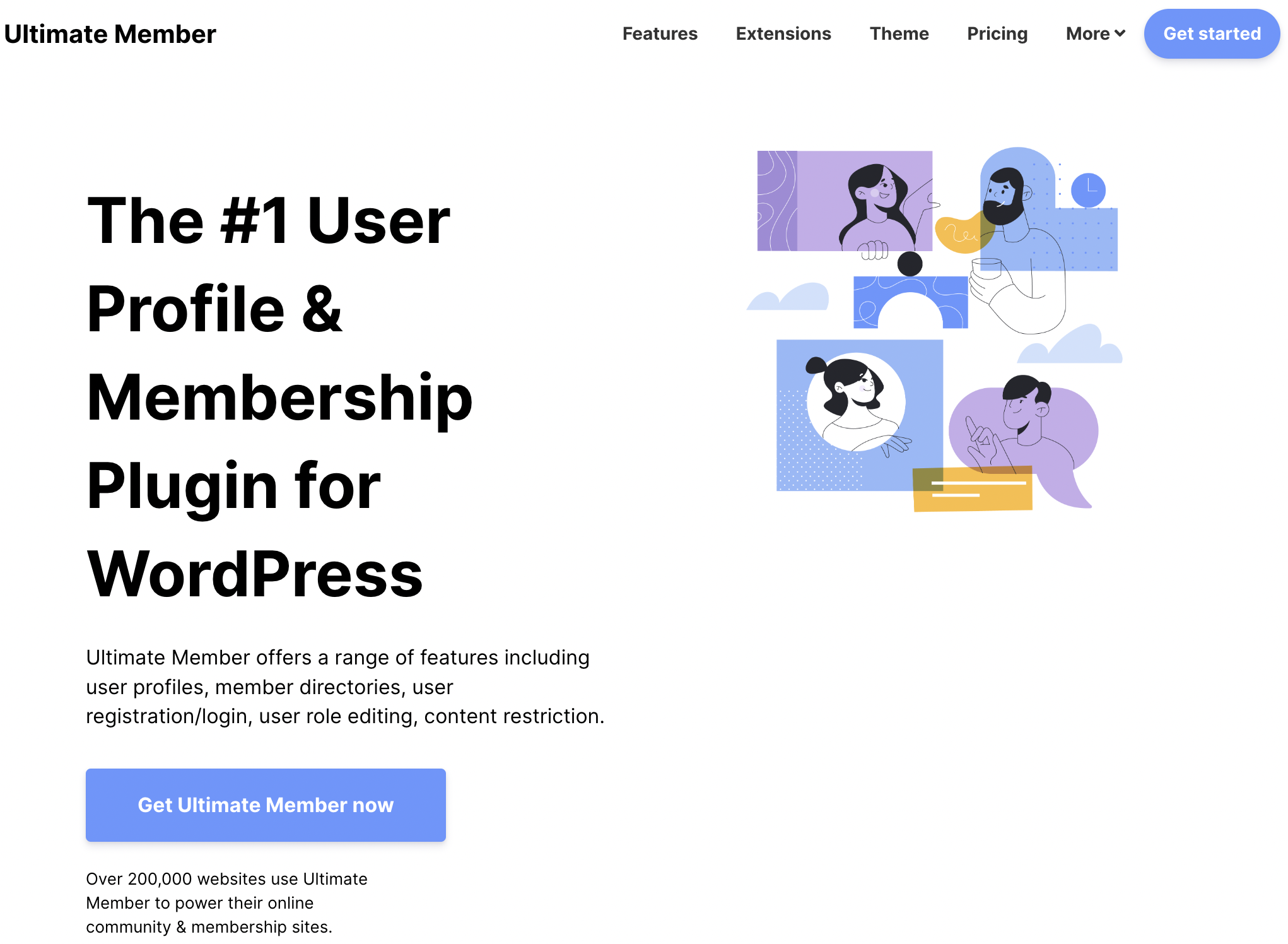 Ultimate Member Homepage