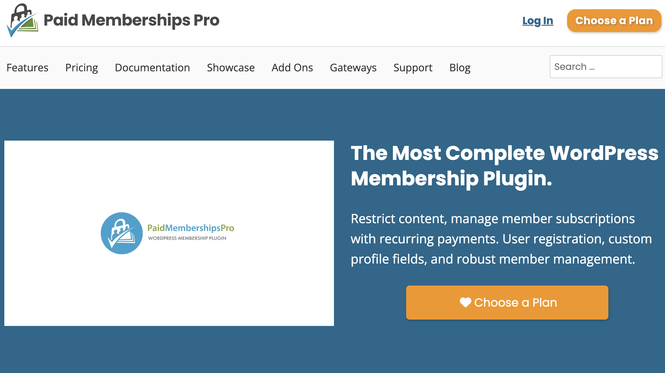 Paid Memberships Pro Homepage