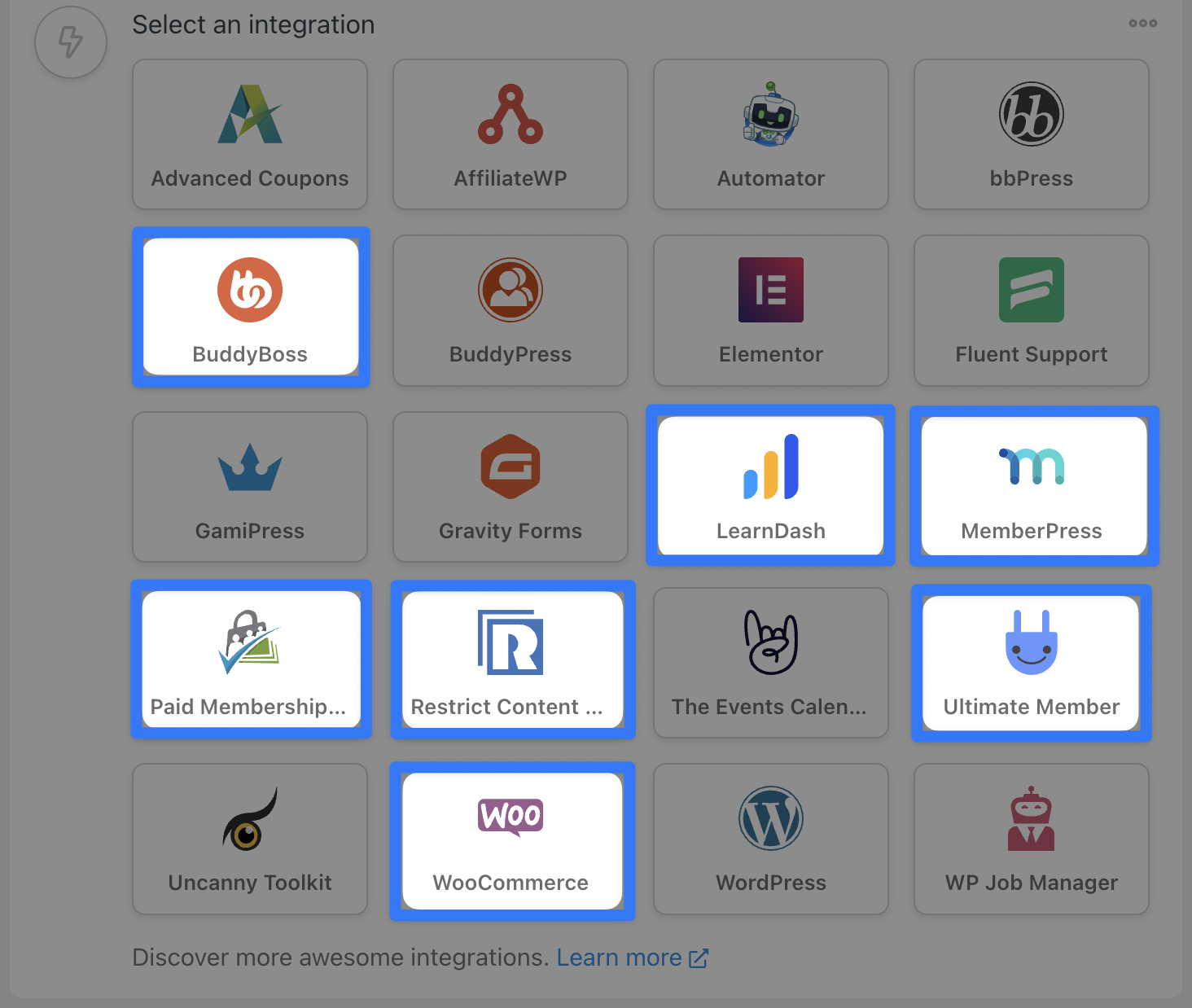 Automator Membership Integrations