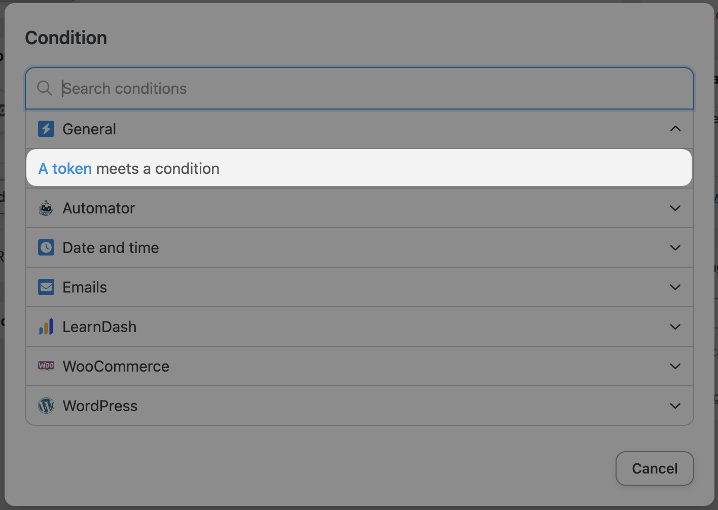 Automator WooCommerce Action Create an order with a product Filter Condition