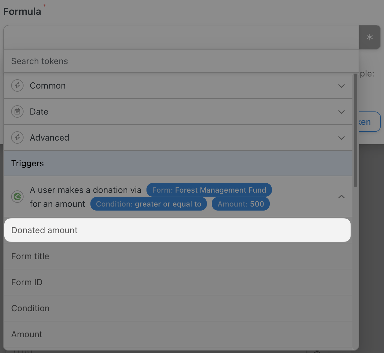 Automator WooCommerce Action Generate and email a coupon code Calculation Tokens