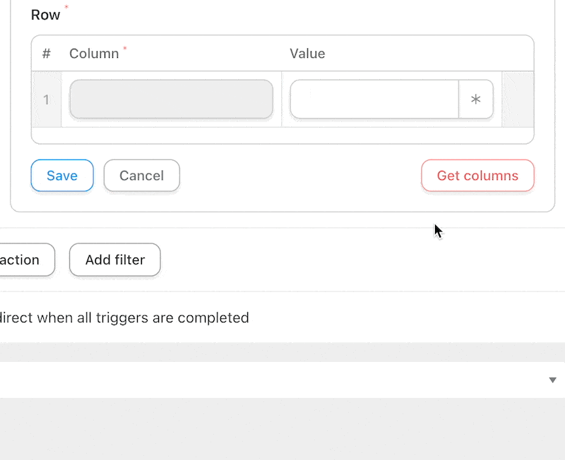 Google Sheets Get Columns