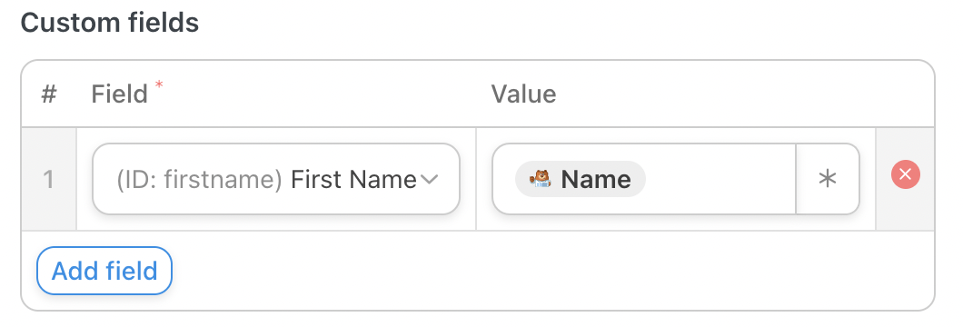 Automator HubSpot Action Custom Fields