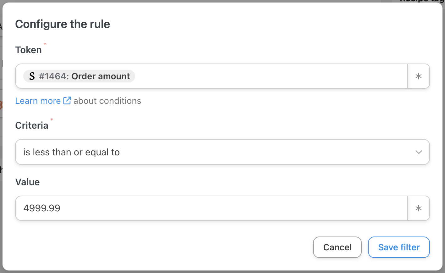 How to Automate Your Customer Onboarding Process 19 — HubSpot Action Filter Configure the rule