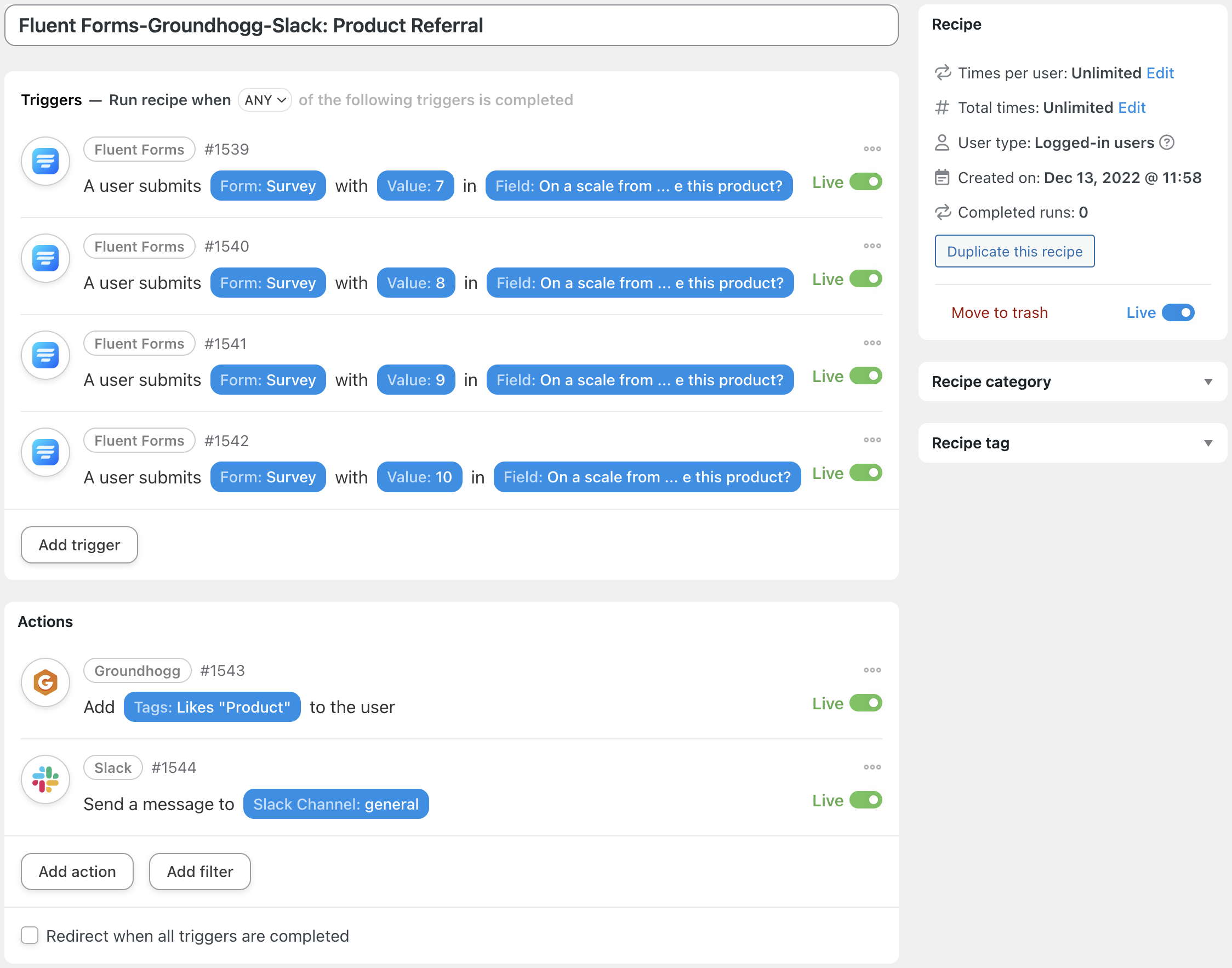 How to Generate More Leads with Your WordPress Form Builder & Automator Fluent Forms, Groundhogg and Slack Recipe