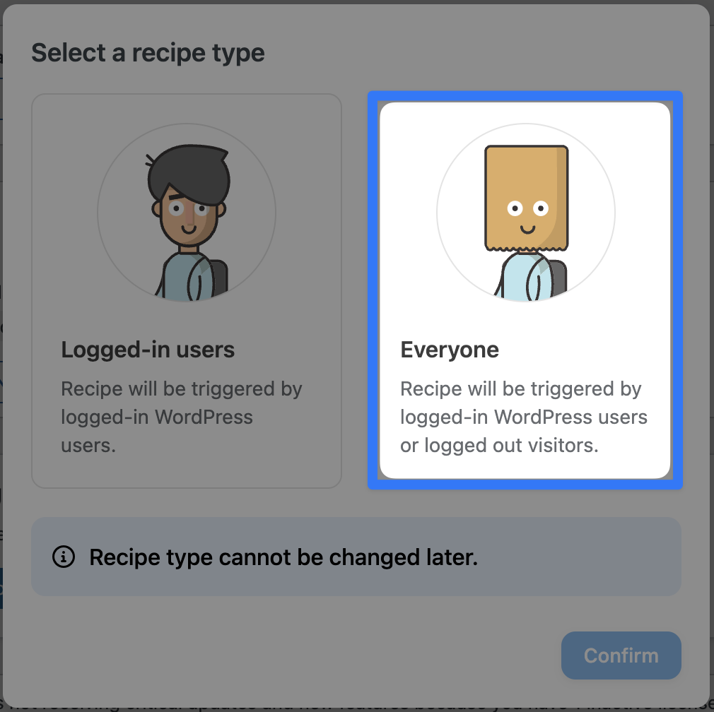 Automator Recipe Type Everyone