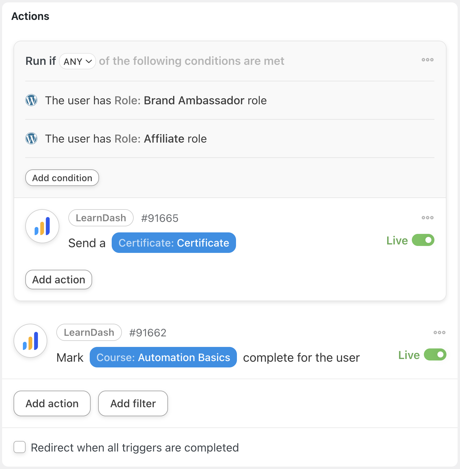 5 Ways to Automate Presto Player — Automator LearnDash Actions with Filters