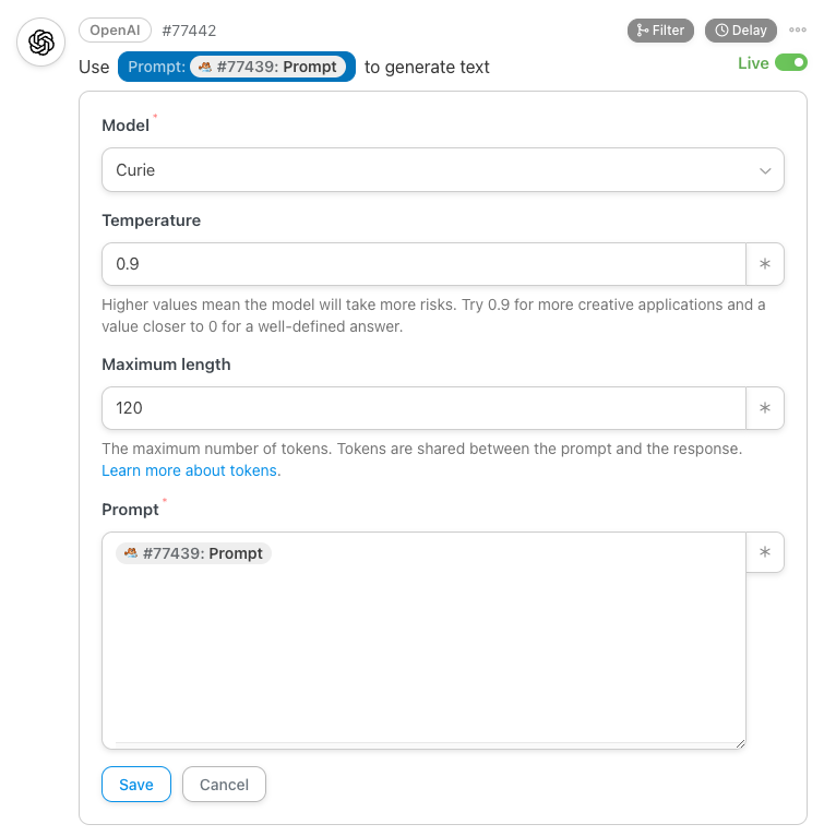 OpenAI WordPress integration