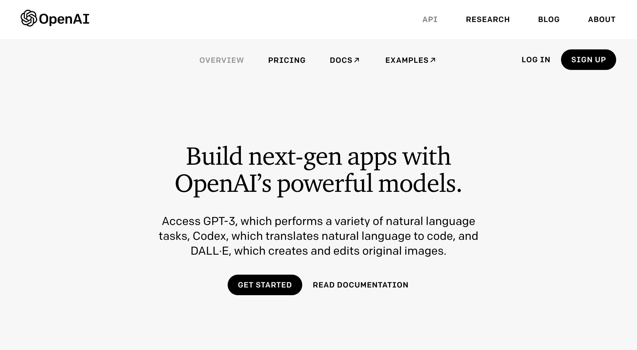 Using OpenAI and ChatGPT Models with LearnDash OpenAI Homepage