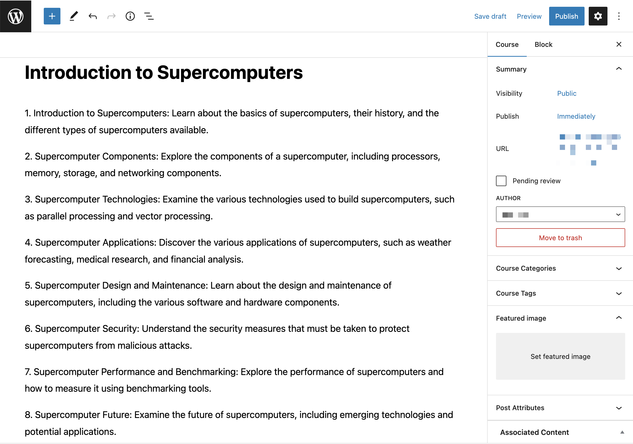 OpenAI Sample Writing Introduction to Supercomputers