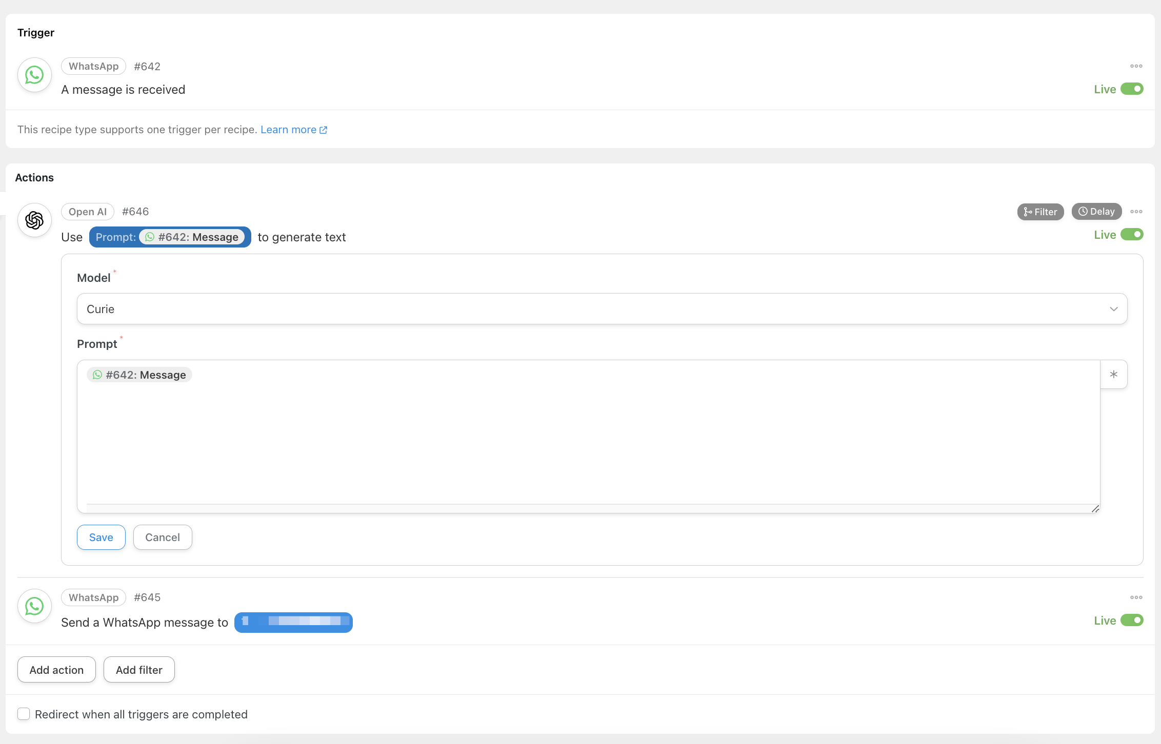 Using OpenAI and ChatGPT Models with LearnDash OpenAI WhatsApp Chatbot