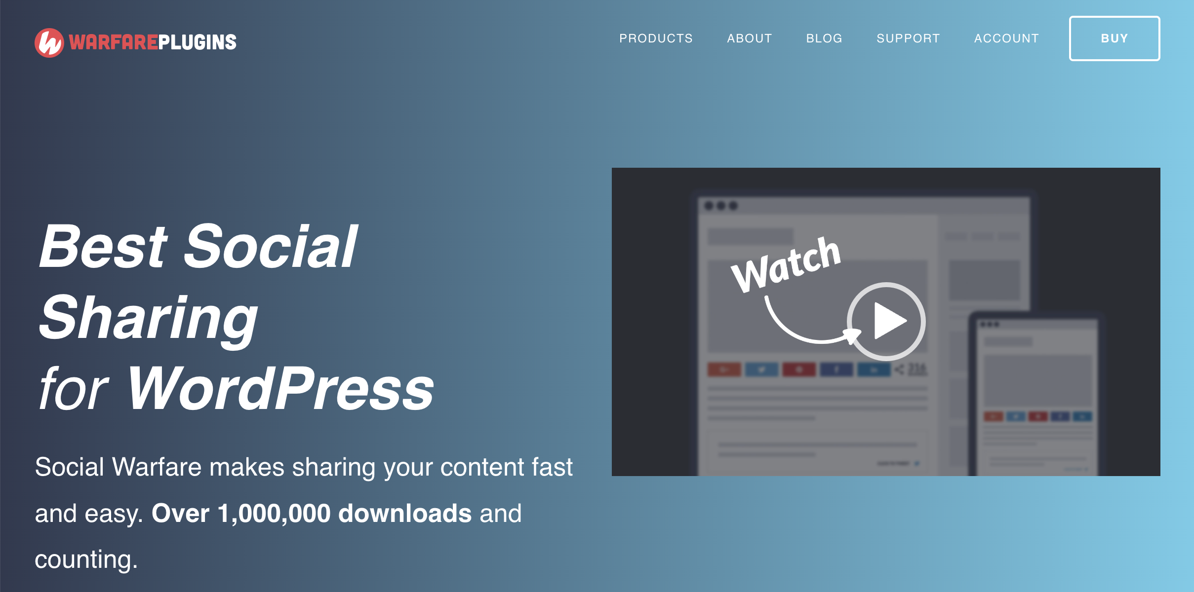 The Best Social Media Plugins for WordPress Social Warfare Homepage
