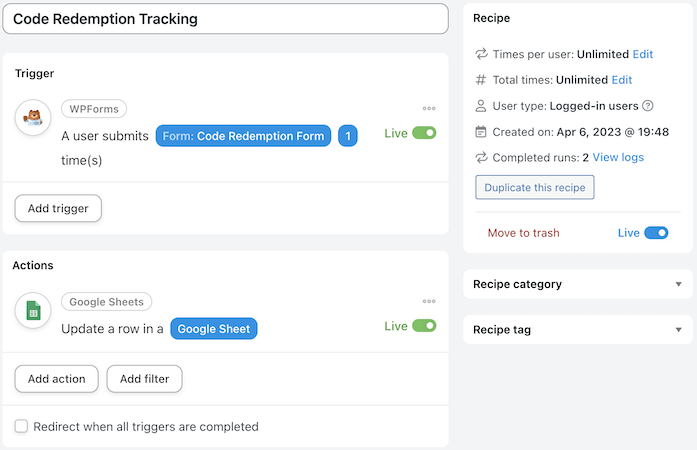automator-wordpress-automation-code-tracking