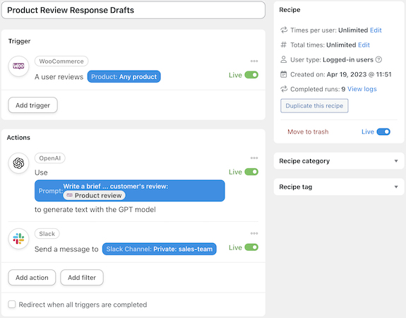 connect-slack-to-woocommerce-product-review