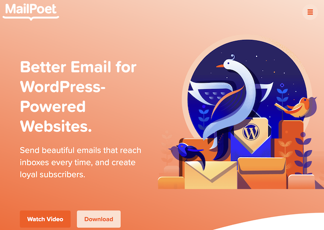mailpoet homepage
