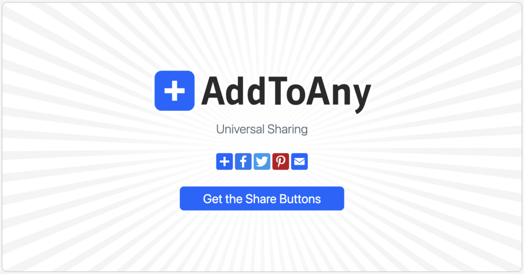 addtoany homepage