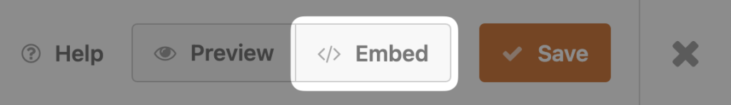 wpforms embed
