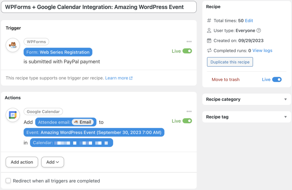 wpforms google calendar integration amazing wordpress event