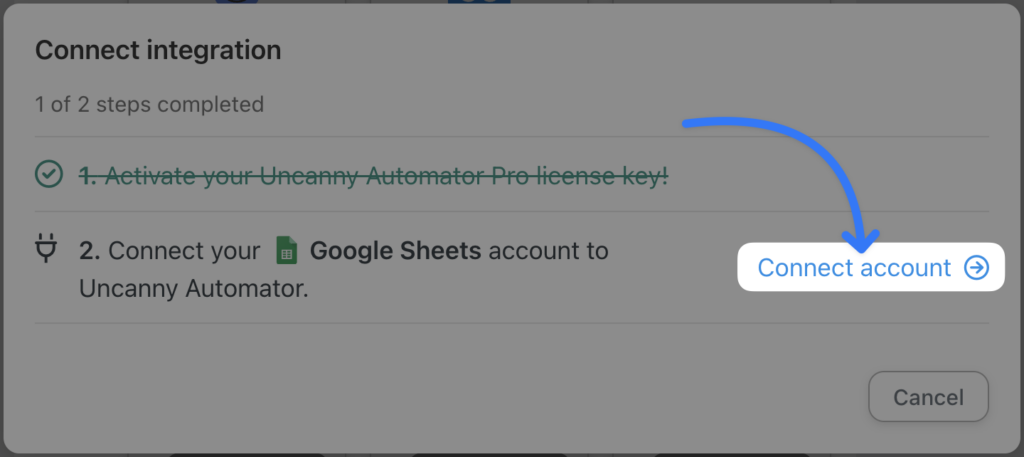 automator-connect-google-account-google-sheets