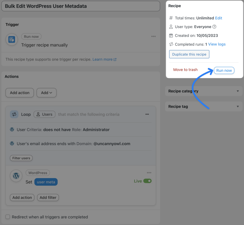 bulk-edit-wordpress-user-metadata-run-now