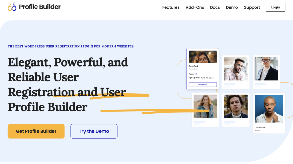 profile-builder-pro-homepage