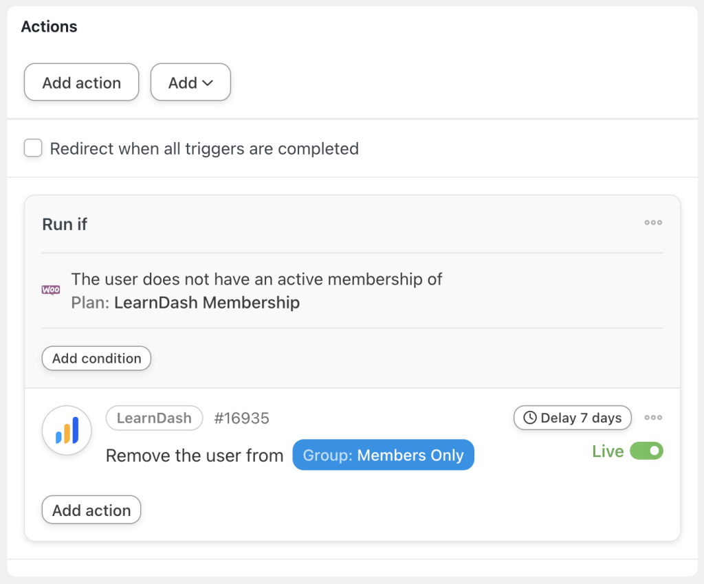 learndash-action-delay-and-woo-membership-filter