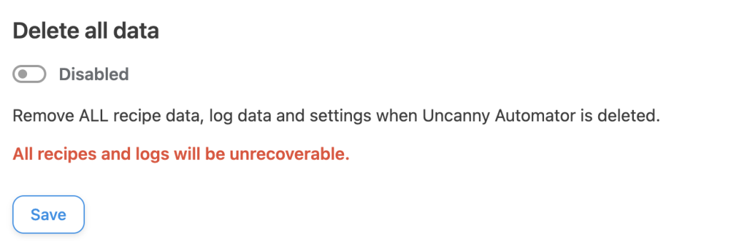 Automator data cleanup