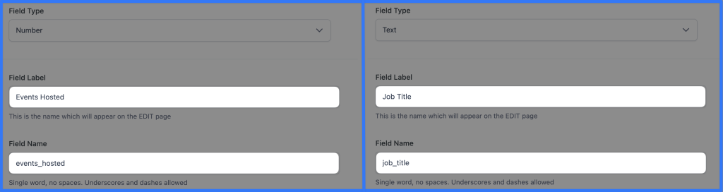 advanced-custom-fields-user-meta-events-hosted-and-job-title