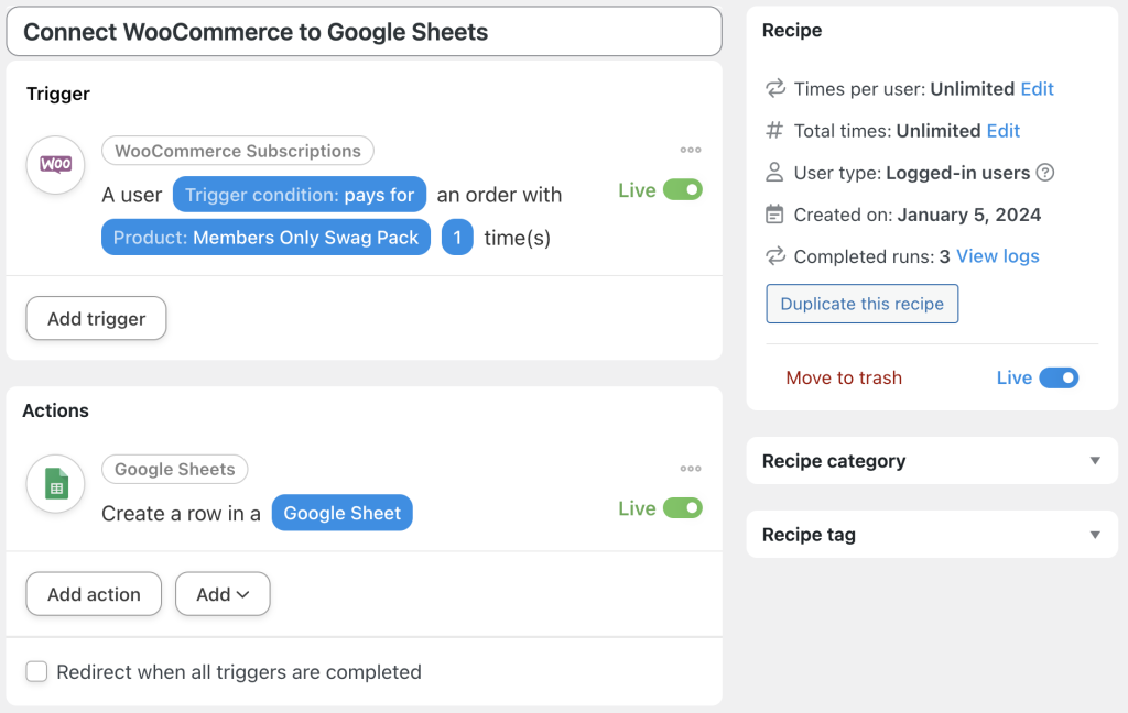 connect-woocommerce-to-google-sheets-recipe