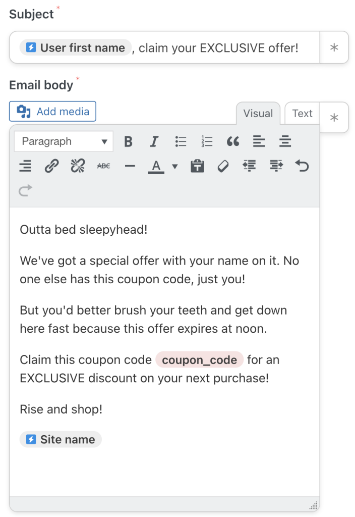 exclusive-offer-email-example
