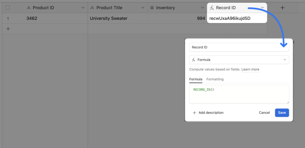 airtable-record-id