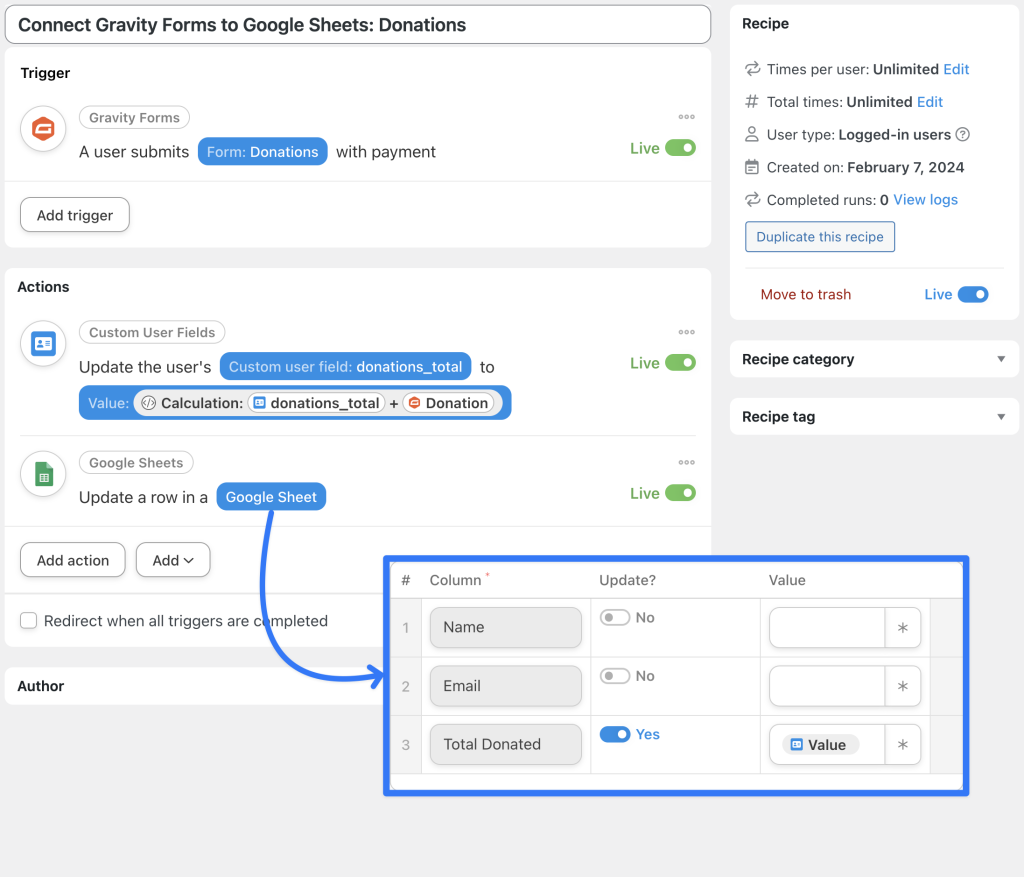 connect-gravity-forms-to-google-sheets-donations